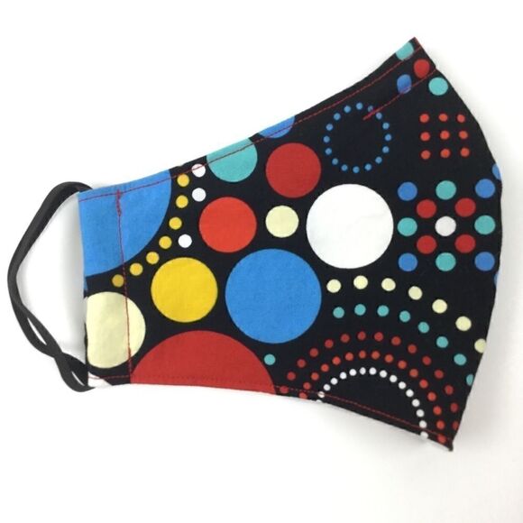 2/$15 - Black Circle Faces Mask, Filti Filter - Picture 1 of 12